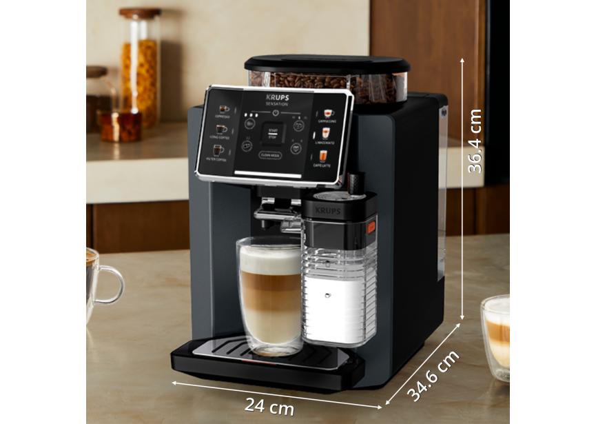 Krups Sensation Lait EA912B10 — Machine à café à grains automatique