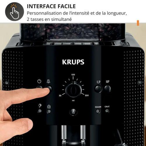 Krups Essential EA8100 — Machine à café à grains automatique