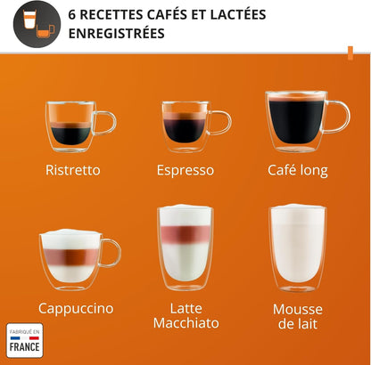 Krups Sensation Lait EA912E10 — Machine à café à grains automatique