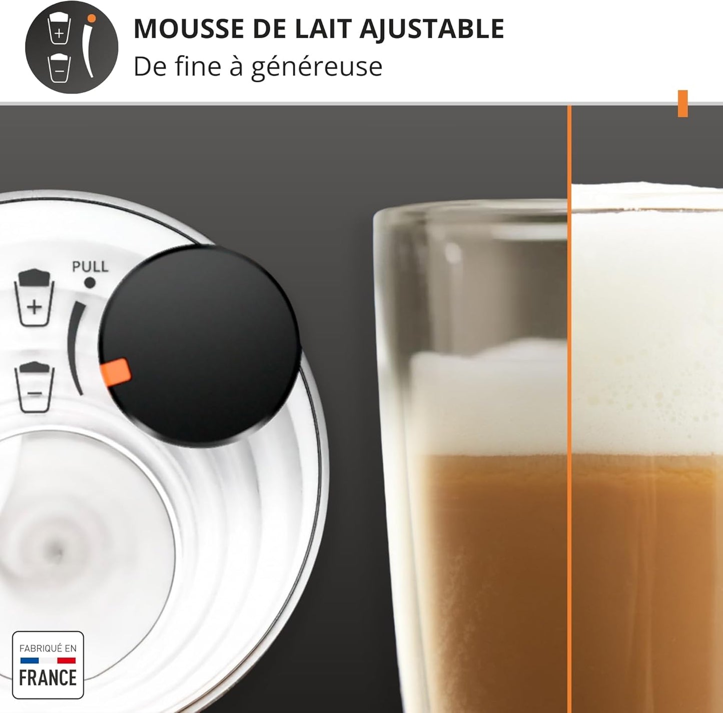 Krups Sensation Lait EA912E10 — Machine à café à grains automatique