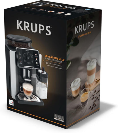Krups Sensation Lait EA912E10 — Machine à café à grains automatique