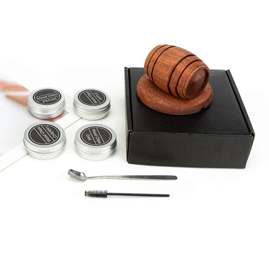 Fumoir à café & cocktail — Kit complet avec copeaux de bois