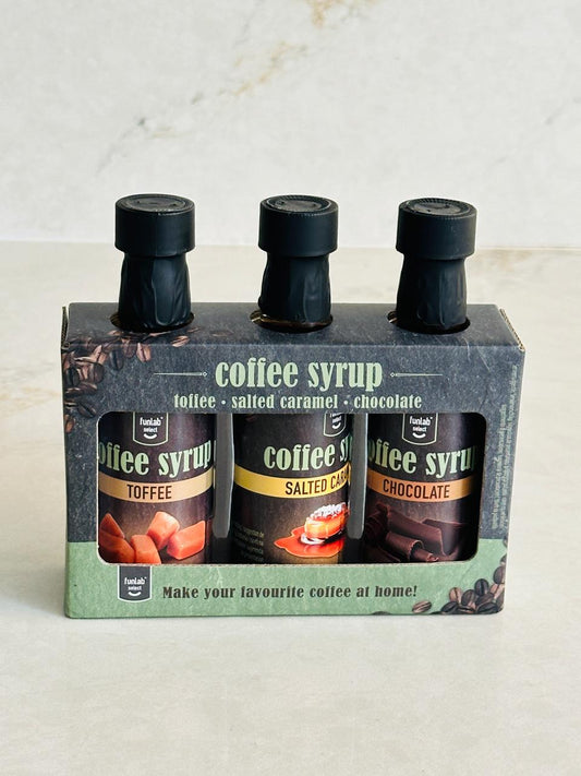 Coffret Syrops Café — Toffee • Salted Caramel • Chocolate