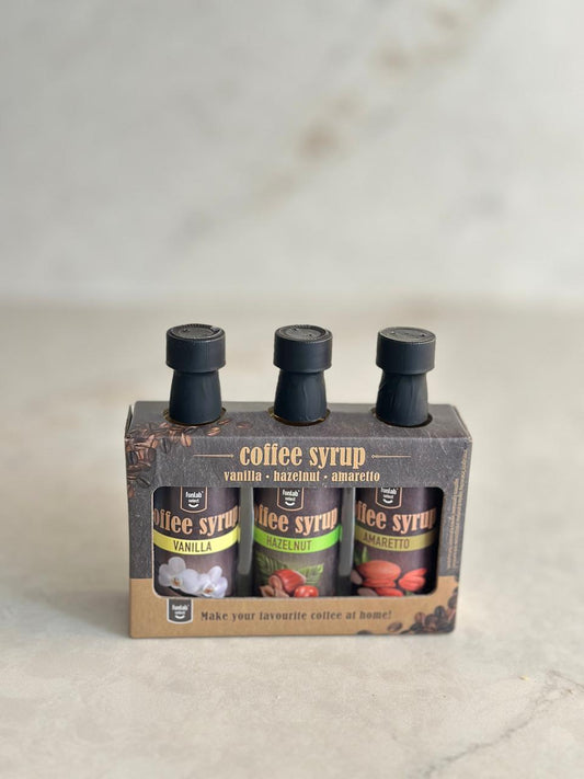 Coffret Syrops Café — Vanilla • Hazelnut • Amaretto