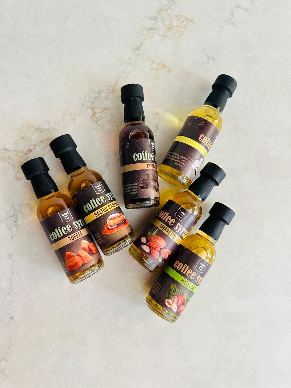 Coffret Syrops Café — Toffee • Salted Caramel • Chocolate