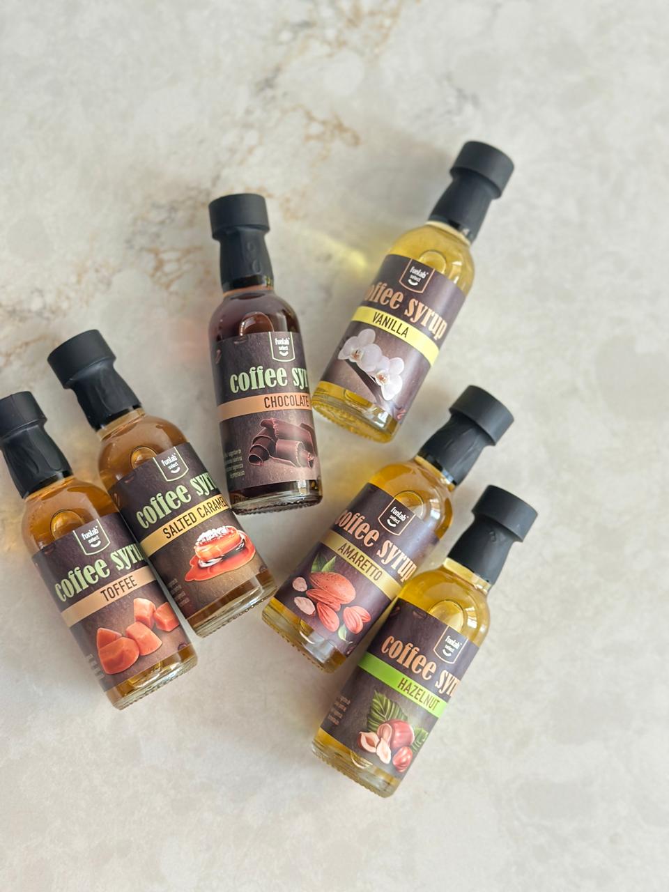 Coffret Syrops Café — Vanilla • Hazelnut • Amaretto