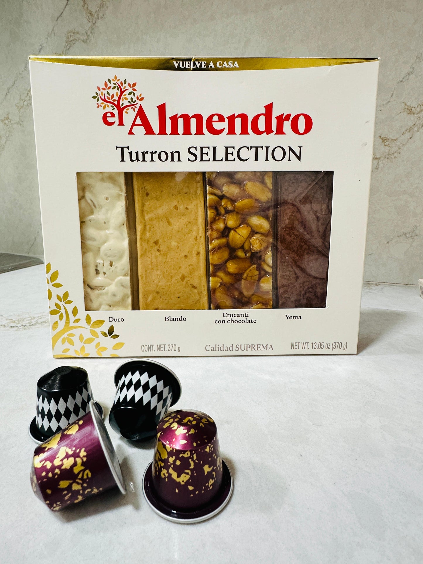 Turron Selection El Almendro — Coffret 4 saveurs 370g