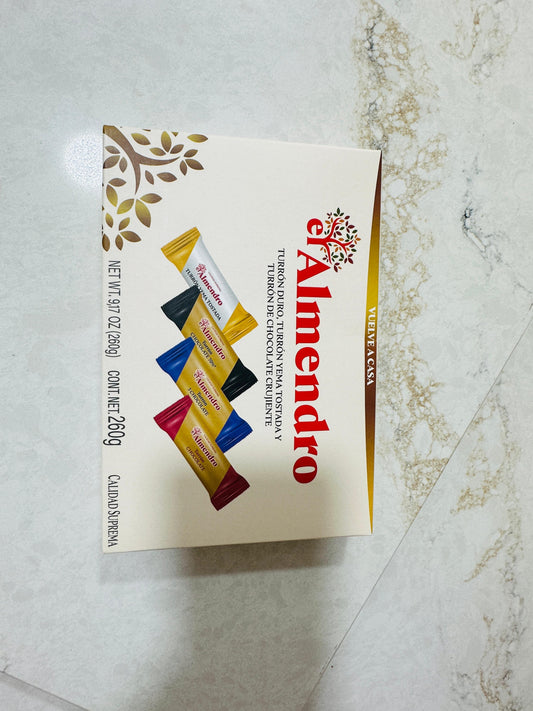 Turron Barres El Almendro — Coffret 5 barres 260g