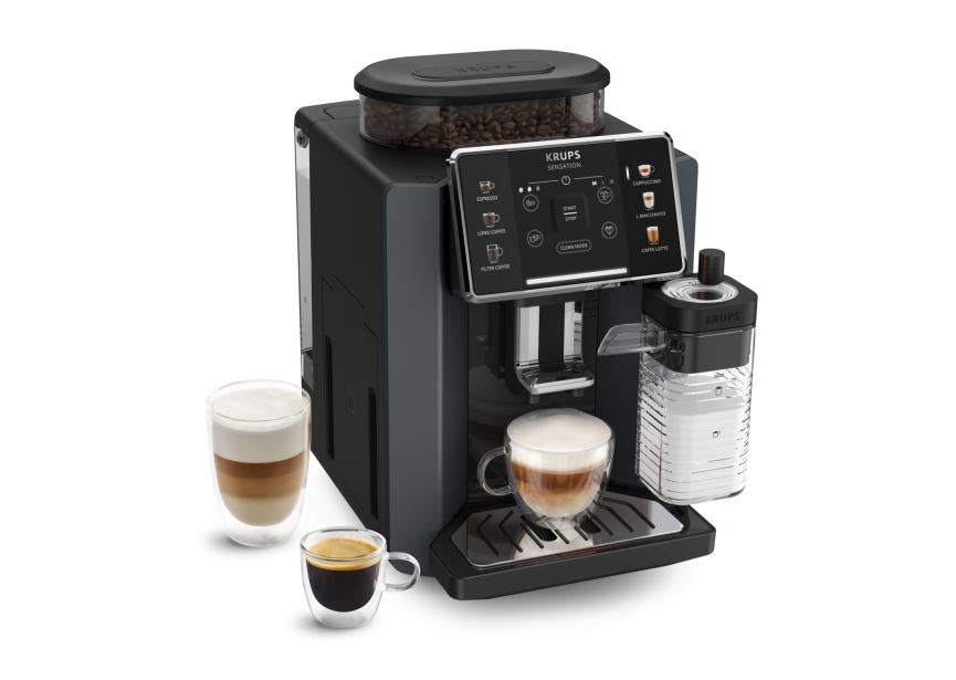 Krups Sensation Lait EA912B10 — Machine à café à grains automatique
