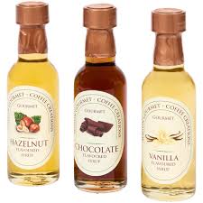Coffret Gourmet Coffee Syrup — Hazelnut • Chocolate • Vanilla